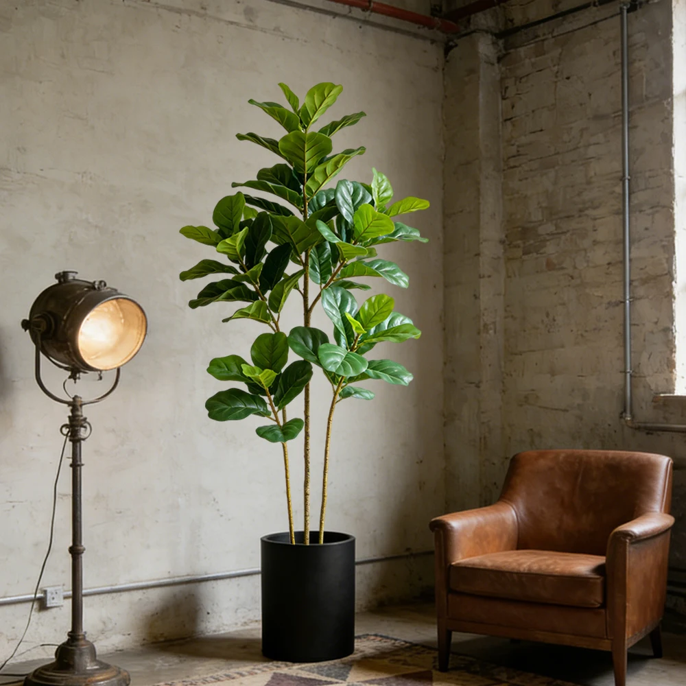 64/122cm Artificial Fiddle Fig - đánh giá và giá Ficus Lyrata Tree
